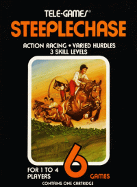 Steeplechase Atari 2600  box art